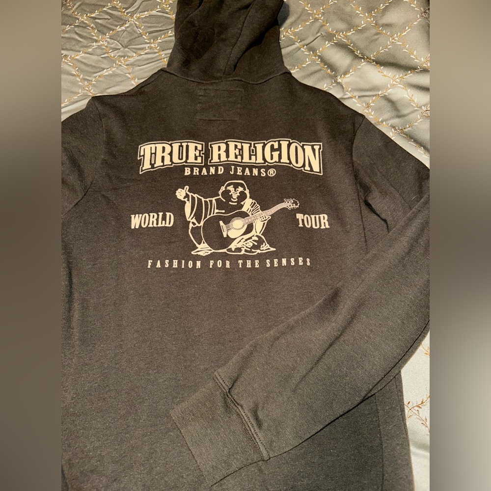 True religion zip up hoodie
